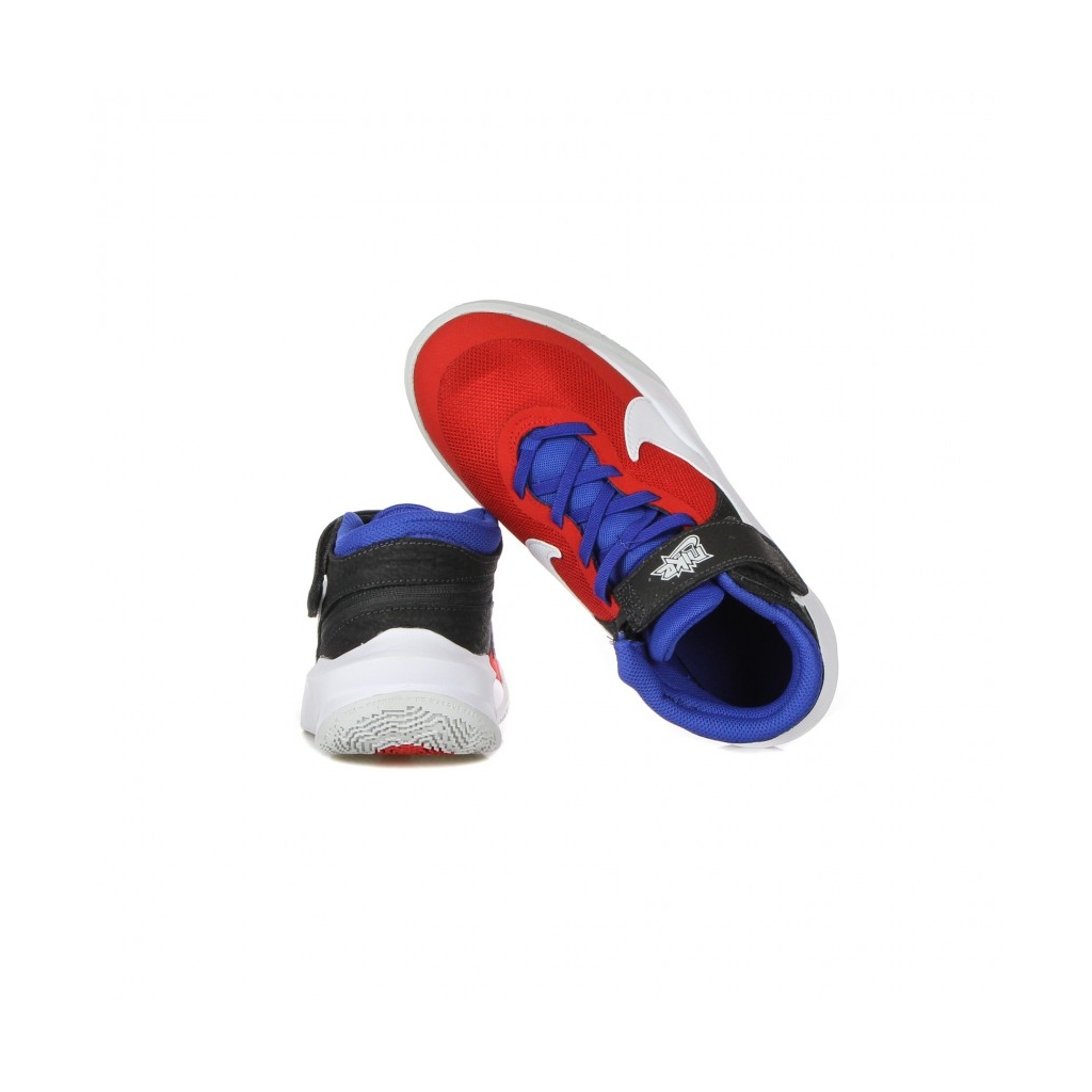 scarpa bassa ragazzo team hustle d 10 flyease gs OFF NOIR/WHITE/UNIVERSITY RED/GAME ROYAL