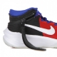 scarpa bassa ragazzo team hustle d 10 flyease gs OFF NOIR/WHITE/UNIVERSITY RED/GAME ROYAL