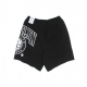 pantalone corto tuta uomo nba short fleece courtside 75 bronet BLACK/BLACK/WHITE/WHITE