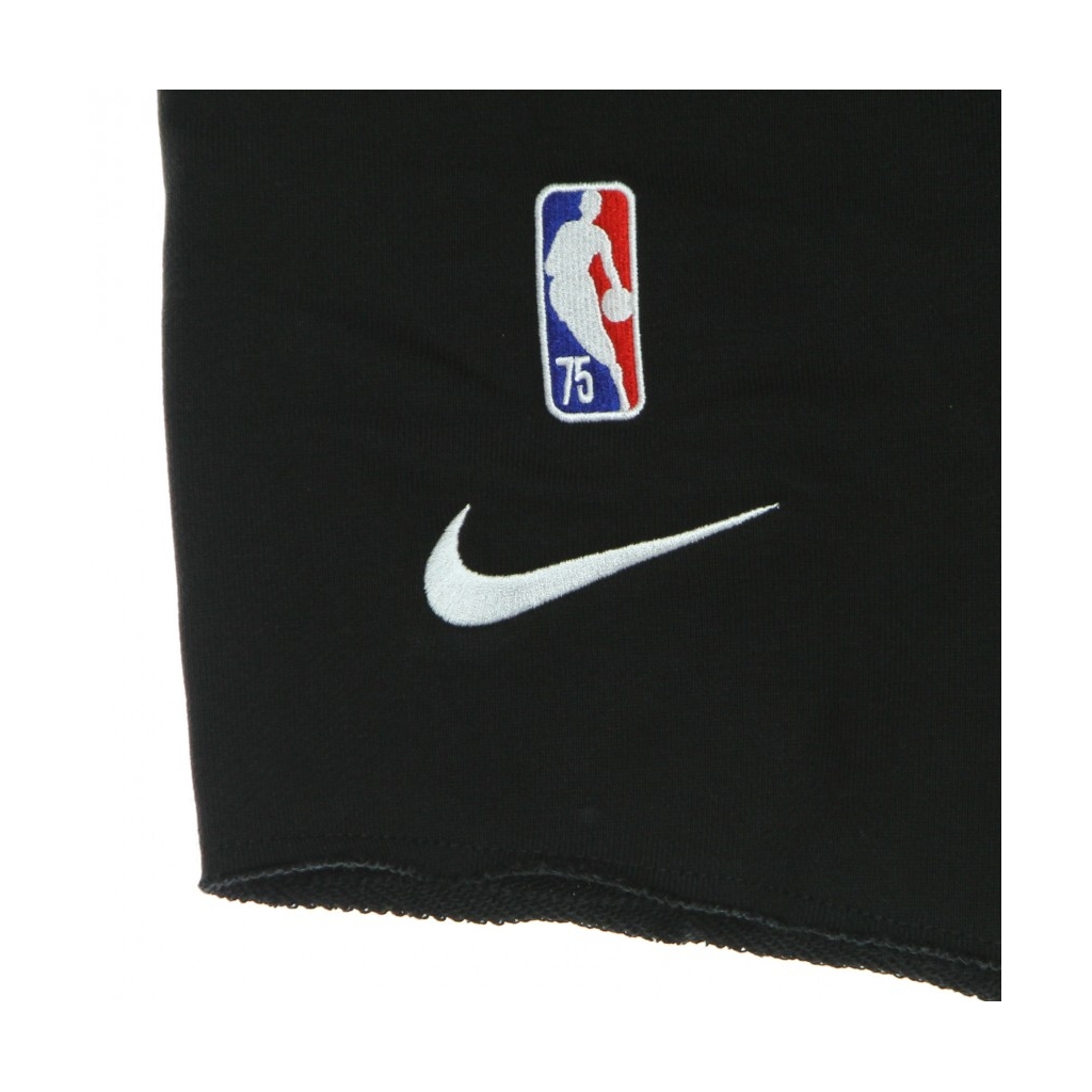 pantalone corto tuta uomo nba short fleece courtside 75 bronet BLACK/BLACK/WHITE/WHITE