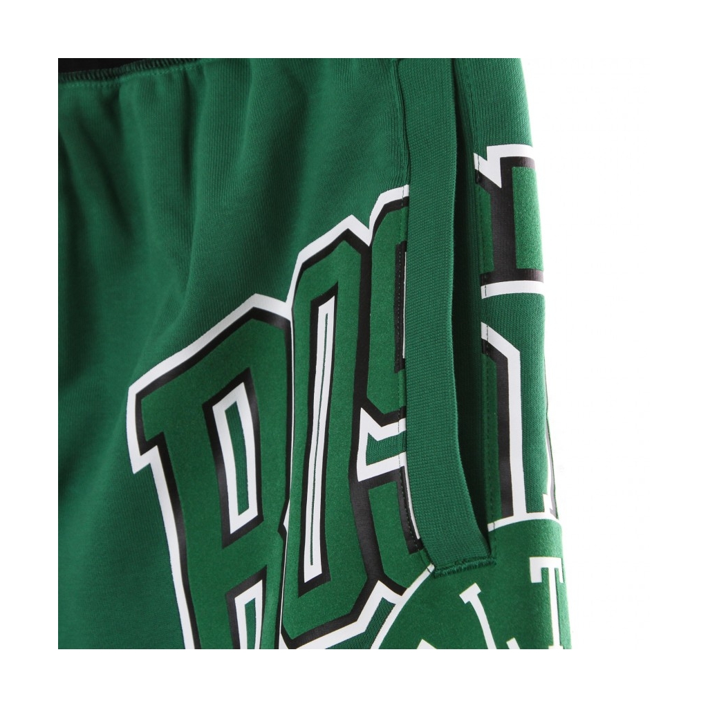 pantalone corto tuta uomo nba short fleece courtside 75 boscel CLOVER/BLACK/WHITE/BLACK