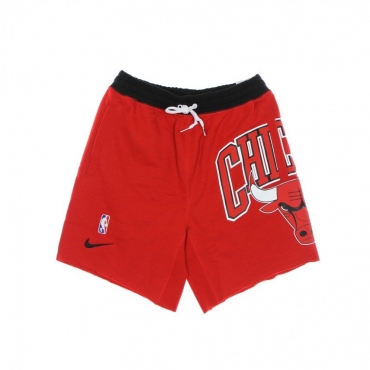 pantalone corto tuta uomo nba short fleece courtside 75 chibul UNIVERSITY RED/BLACK/WHITE/BLACK