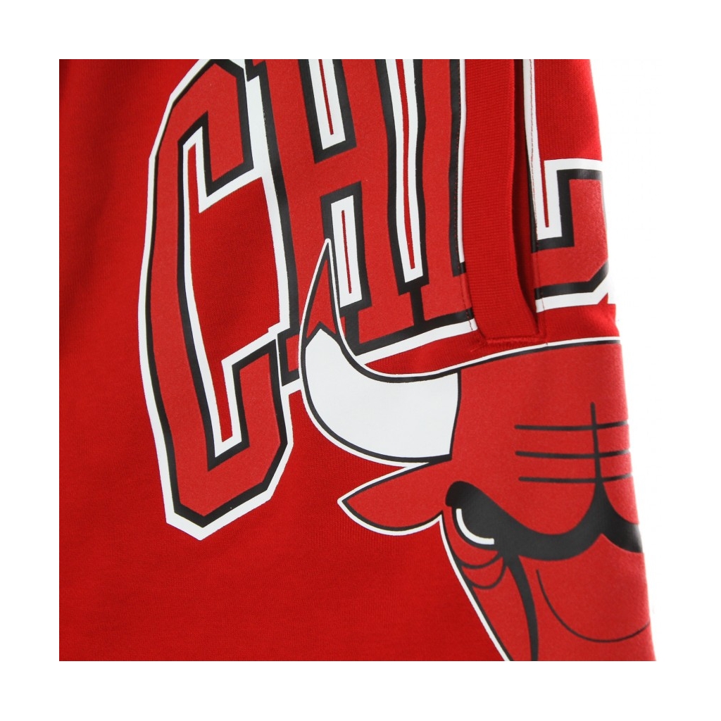 pantalone corto tuta uomo nba short fleece courtside 75 chibul UNIVERSITY RED/BLACK/WHITE/BLACK
