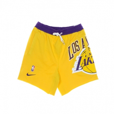 pantalone corto tuta uomo nba short fleece courtside 75 loslak AMARILLO/FIELD PURPLE/WHITE/FIELD PURPLE