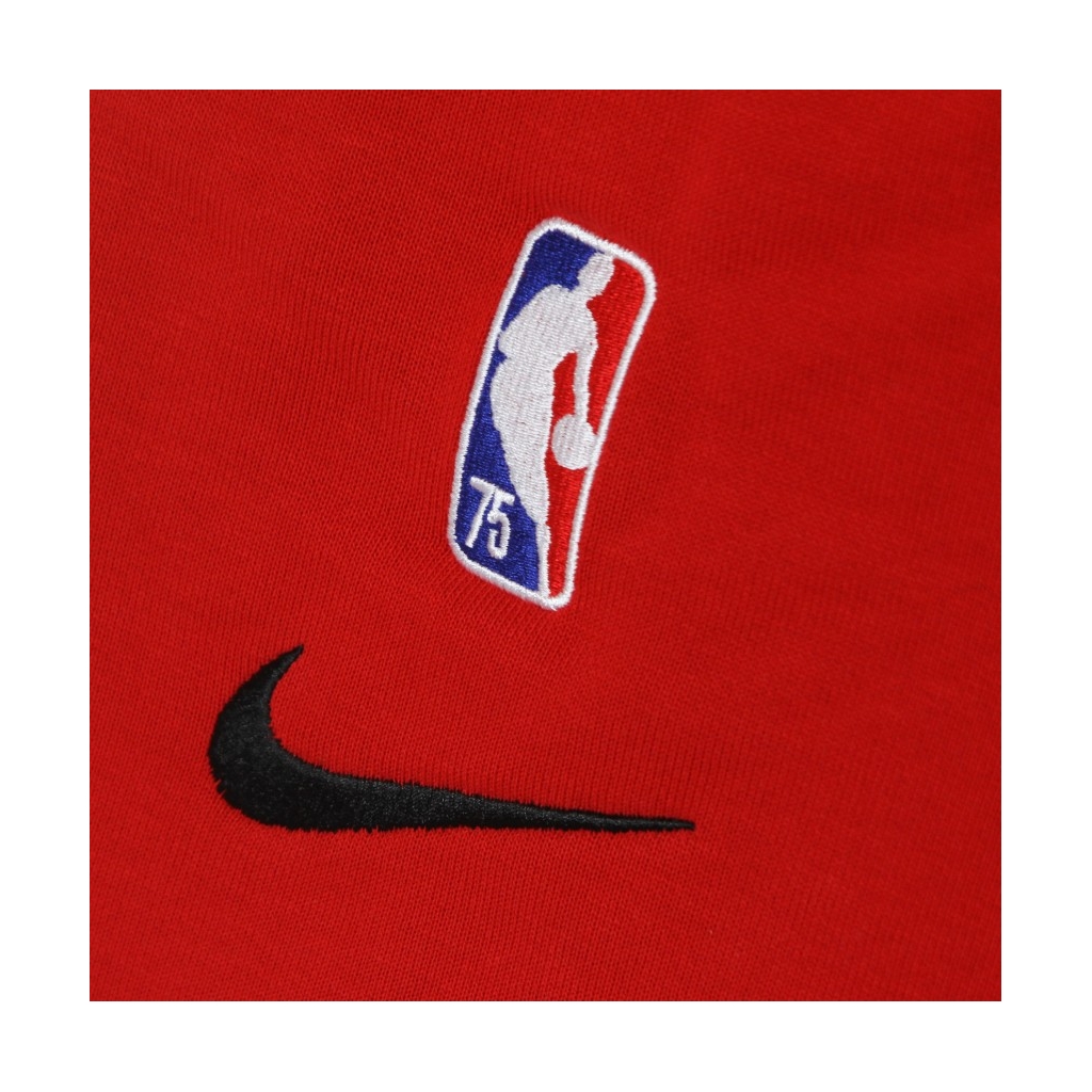 pantalone corto tuta uomo nba short fleece courtside 75 torrap UNIVERSITY RED BLACK WHITE BLACK Bowdoo