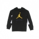 felpa cappuccio bambino jumpman by nike po hoodie BLACK