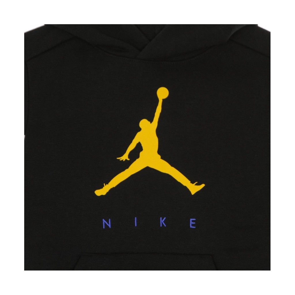 felpa cappuccio bambino jumpman by nike po hoodie BLACK
