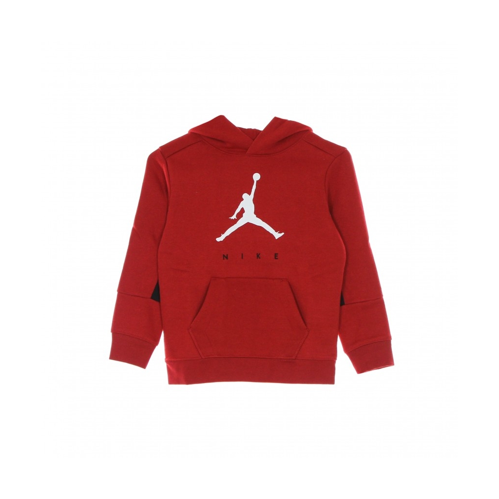 felpa cappuccio bambino jumpman by nike po hoodie GYM RED