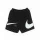 pantalone tuta leggero uomo swoosh ft short BLACK/WHITE