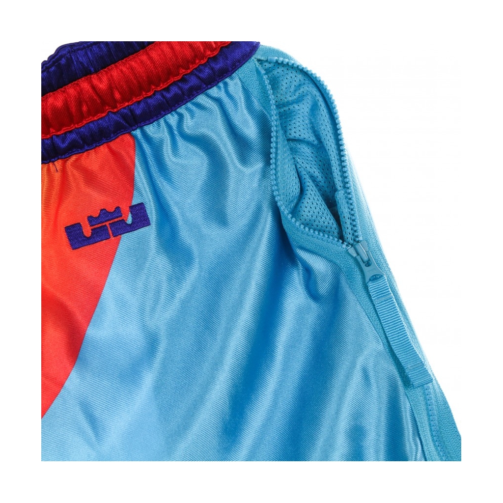 pantaloncino tipo basket uomo dri fit short tune squad lebron x space jam LT BLUE FURY/CONCORD/UNIVERSITY GOLD