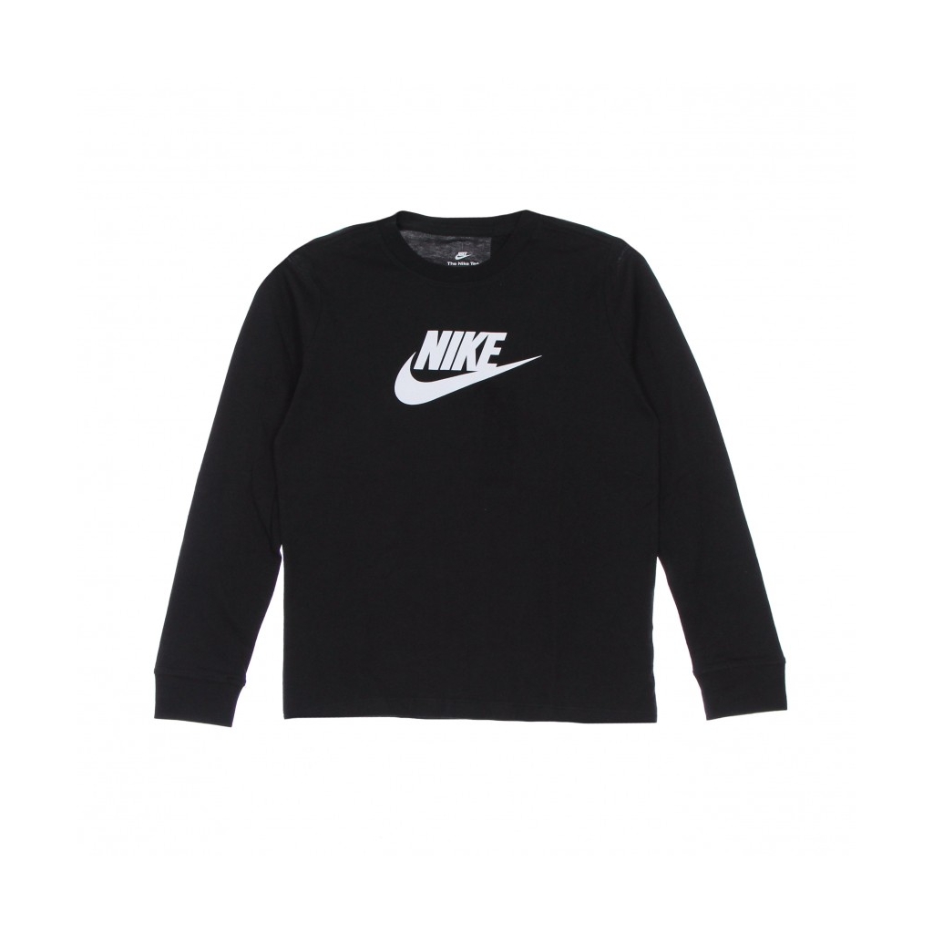 maglietta manica lunga ragazzo l/s basic futura tee BLACK/WHITE