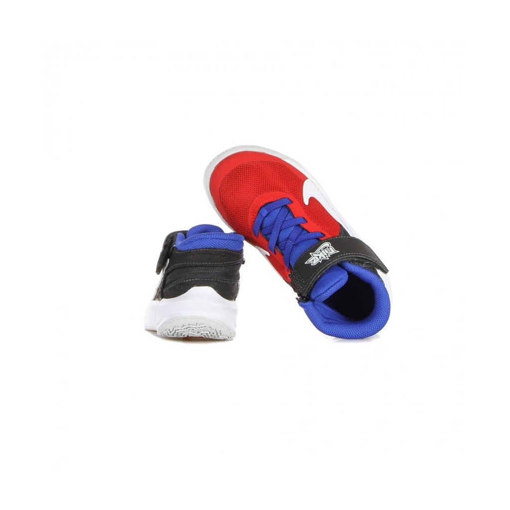 scarpa bassa bambino team hustle d 10 flyease ps OFF NOIR/WHITE/UNIVERSITY RED/GAME ROYAL