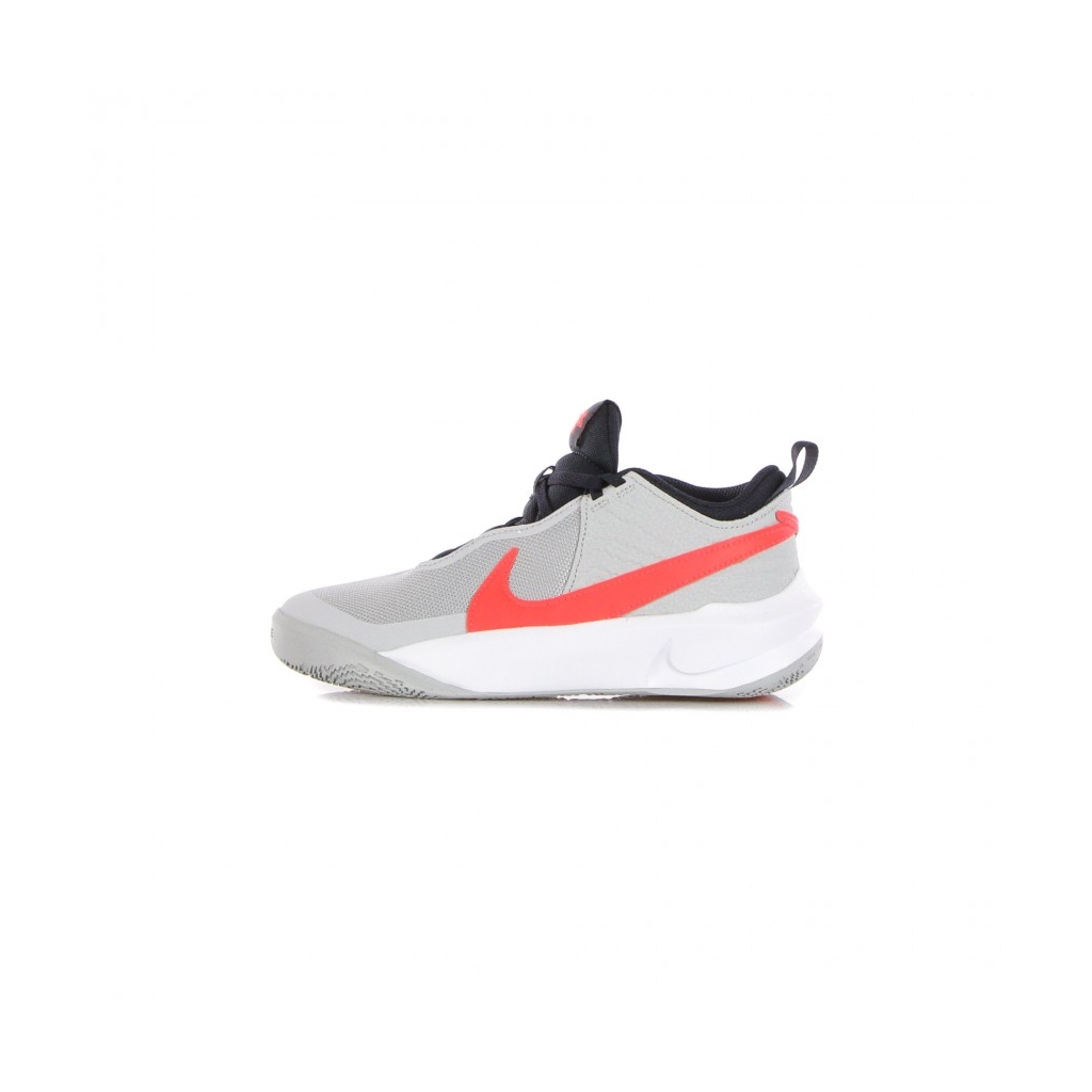 scarpa bassa ragazzo team hustle d 10 gs LT SMOKE GREY/BRIGHT CRIMSON