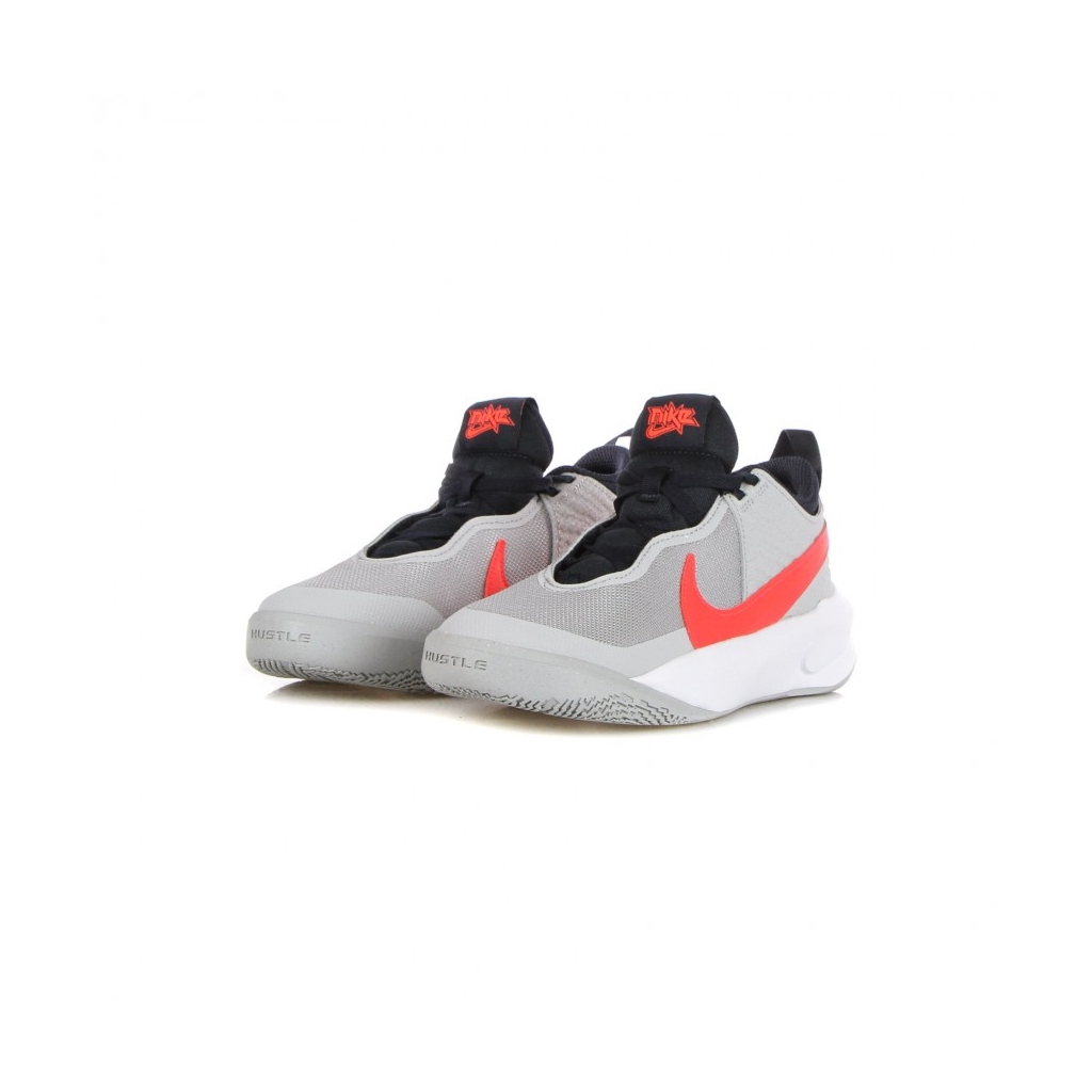scarpa bassa ragazzo team hustle d 10 gs LT SMOKE GREY/BRIGHT CRIMSON