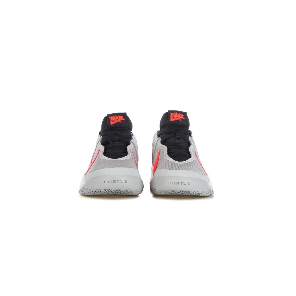 scarpa bassa ragazzo team hustle d 10 gs LT SMOKE GREY/BRIGHT CRIMSON