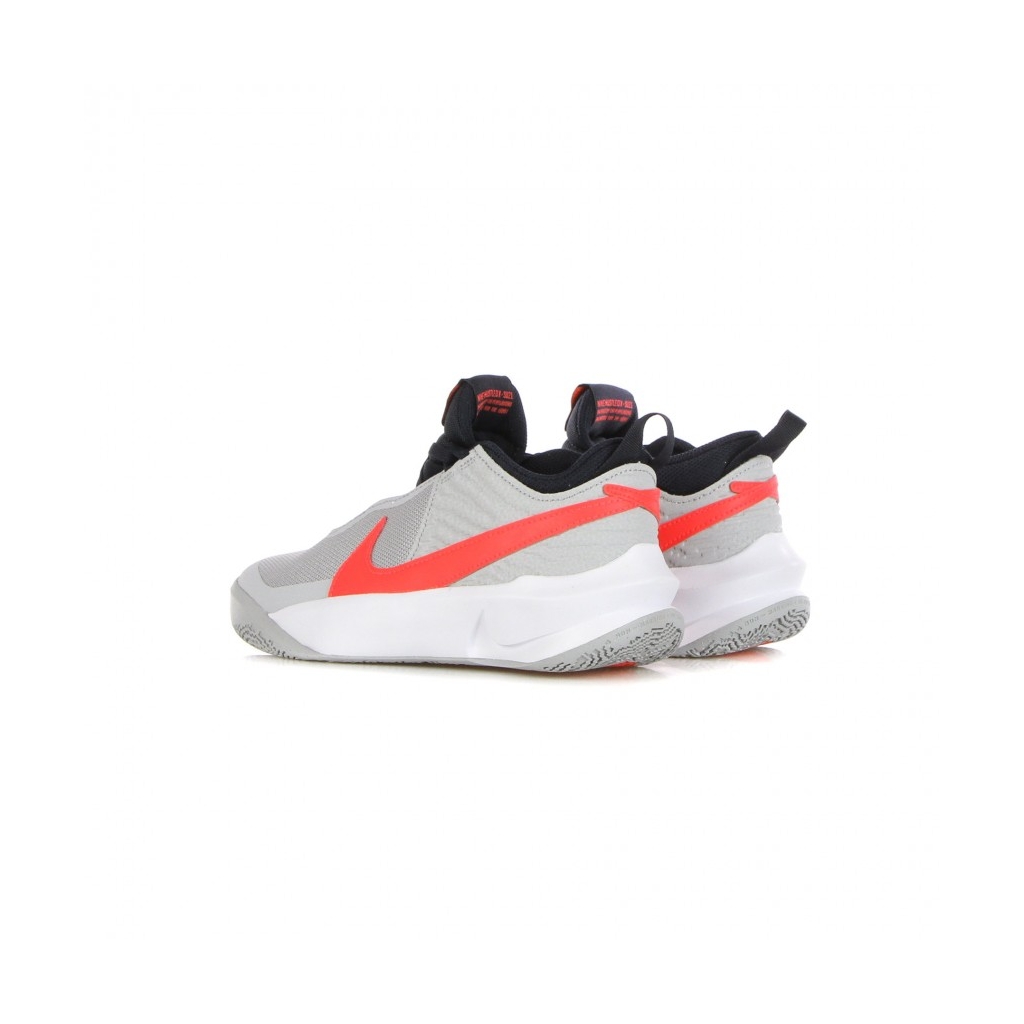 scarpa bassa ragazzo team hustle d 10 gs LT SMOKE GREY/BRIGHT CRIMSON