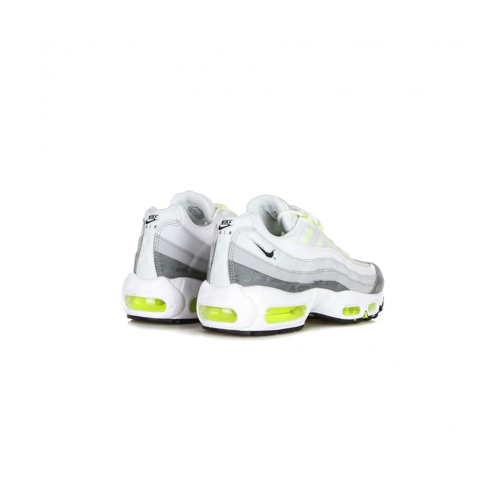 scarpa bassa uomo air max 95 WHITE/BLACK/COOL GREY/WOLF GREY