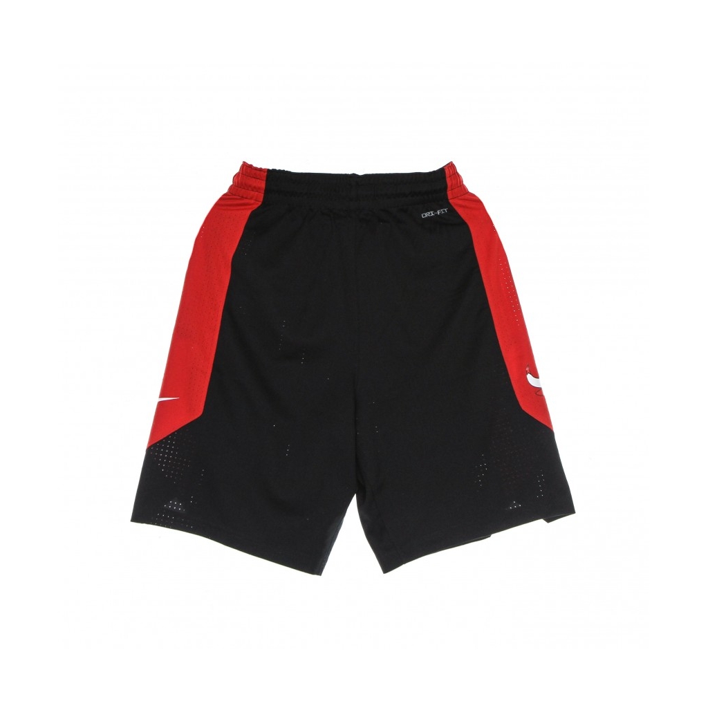 pantaloncino tipo basket uomo dri fit short practice chibul BLACK/UNIVERSITY RED/WHITE