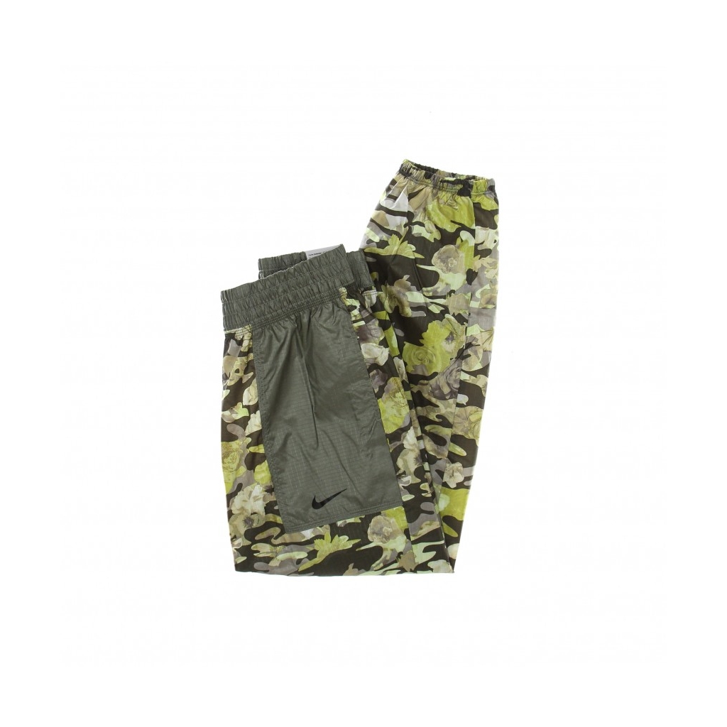 pantalone tuta donna w woven aop mr jogger p g CARGO KHAKI/LIGHT ARMY/BLACK