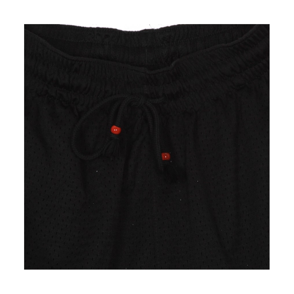 pantaloncino tipo basket uomo mesh short freak BLACK/CINNABAR