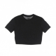 maglietta corta donna w swoosh tee BLACK