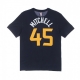 maglietta uomo nba essential tee no 45 donovan mitchell utajaz COLLEGE NAVY