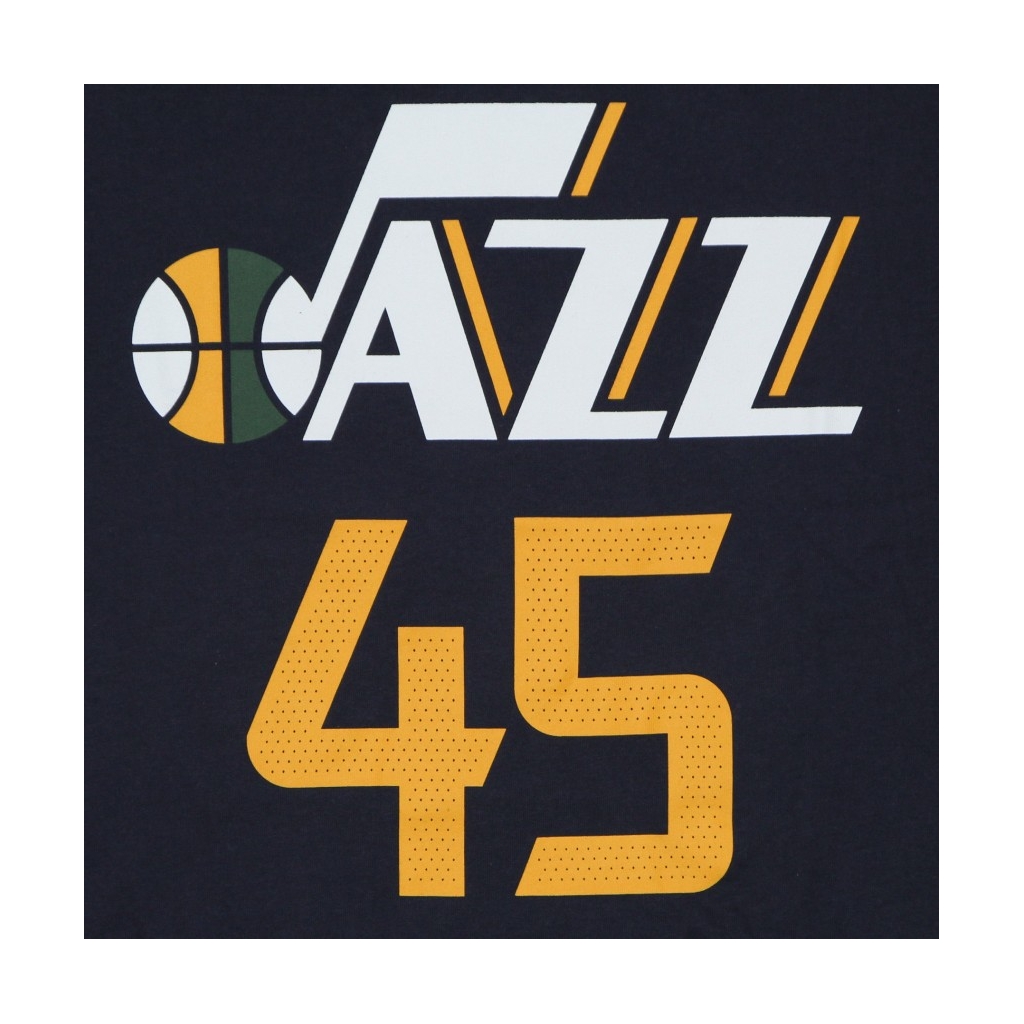 maglietta uomo nba essential tee no 45 donovan mitchell utajaz COLLEGE NAVY