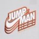 maglietta uomo jumpman gfx tee GREY FOG/METALLIC GOLD