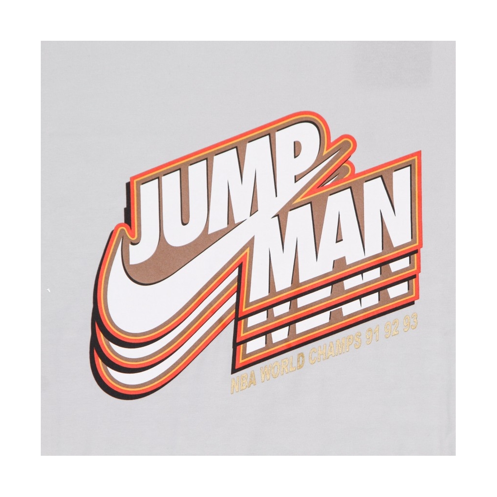 maglietta uomo jumpman gfx tee GREY FOG/METALLIC GOLD