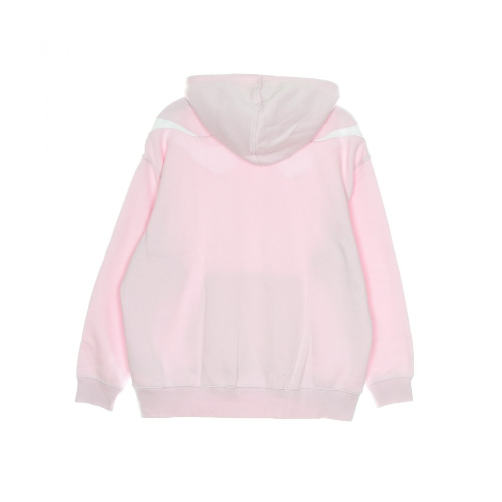 felpa cappuccio donna w swoosh fleece gfx hoodie REGAL PINK/WHITE/WHITE