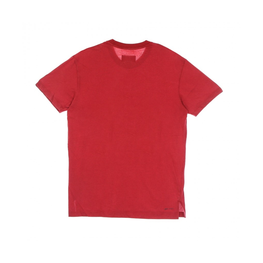 maglietta uomo dri fit air top GYM RED/BLACK