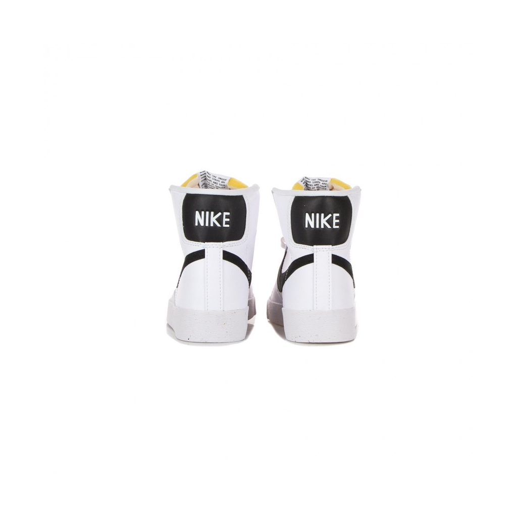 scarpa alta donna w blazer mid 77 next nature WHITE/BLACK