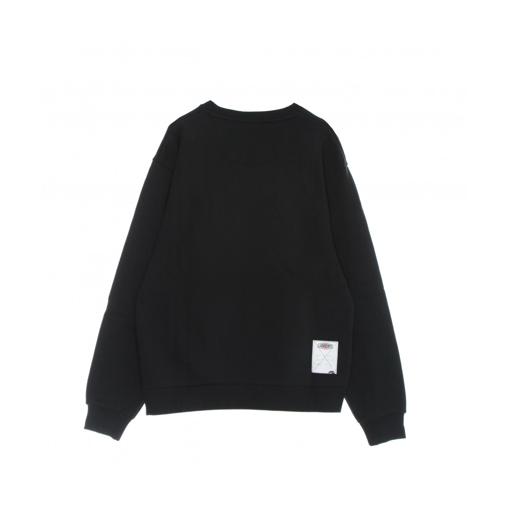 felpa girocollo uomo sport dna hbr fleece crew BLACK