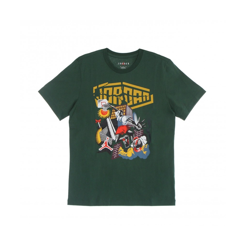 maglietta uomo sport dna gfx crew NOBLE GREEN/POLLEN/BORDEAUX