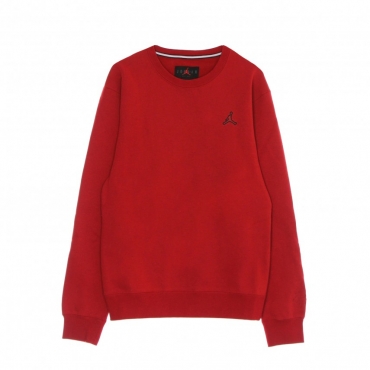 felpa girocollo uomo essential fleece crew GYM RED