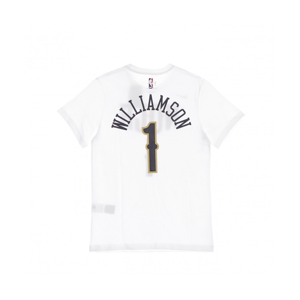 maglietta uomo nba essential tee no 1 zion williamson neopel WHITE