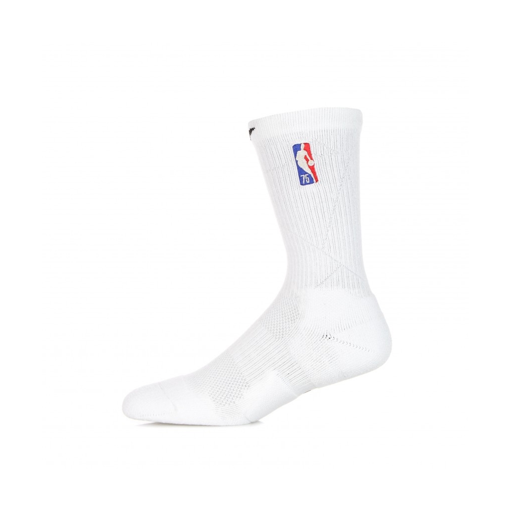 calza media uomo nba elite crew 75 WHITE/BLACK