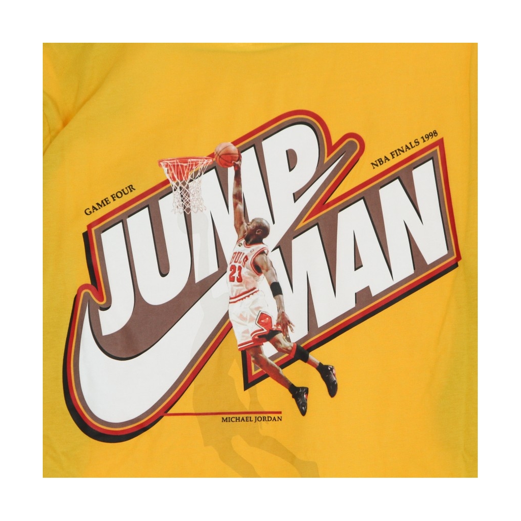 maglietta manica lunga uomo jumpman l/s tee POLLEN/CHILE RED