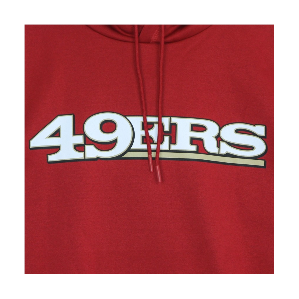 felpa cappuccio uomo nfl wordmark therma pullover hoodie saf49e GYM RED