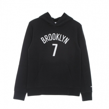 felpa cappuccio ragazzo nba po fleece essential icon edition no 7 kevin durant bronet BLACK