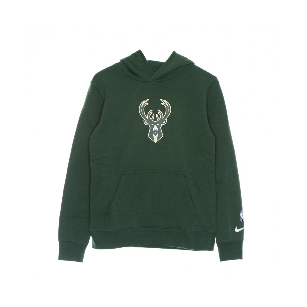 felpa cappuccio ragazzo nba po fleece essential milbuc FIR