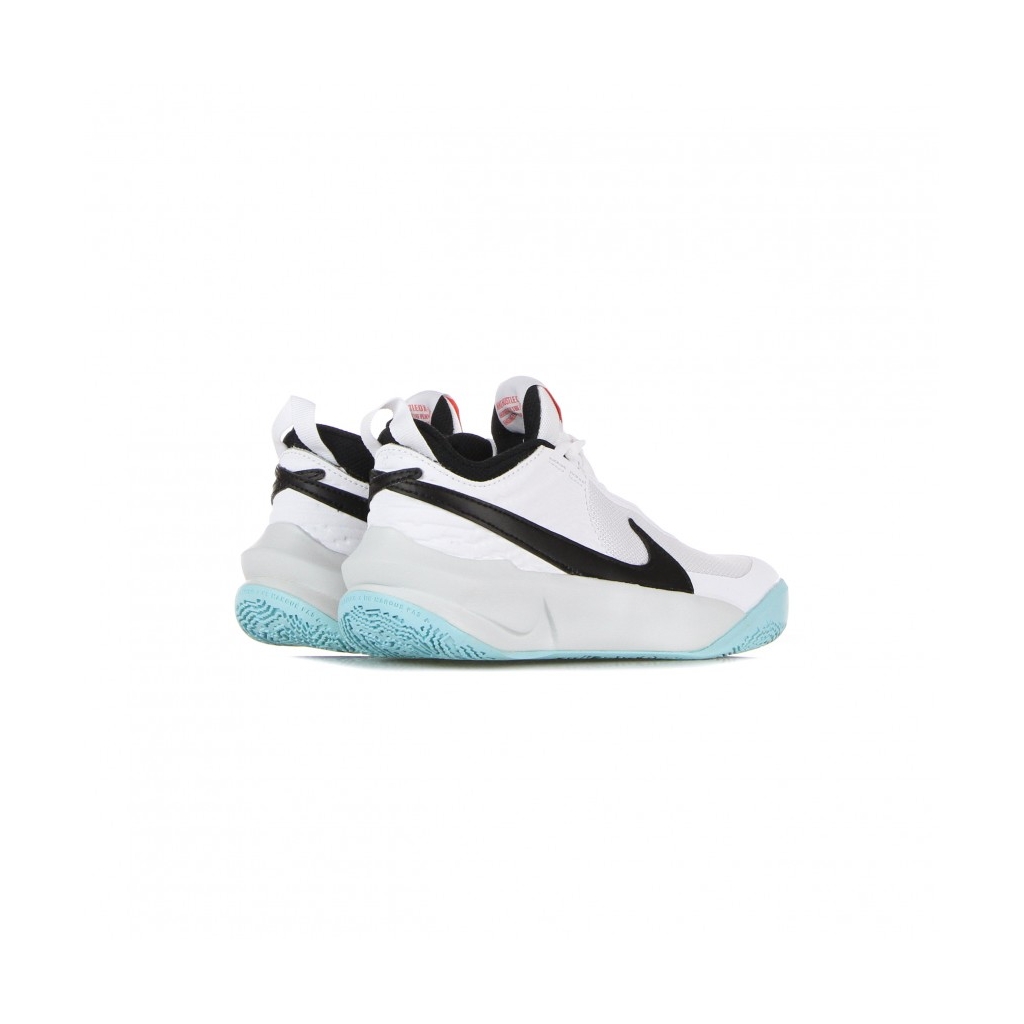 scarpa bassa ragazzo team hustle d 10 gs WHITE/BLACK/PHOTON DUST/MAGIC EMBER