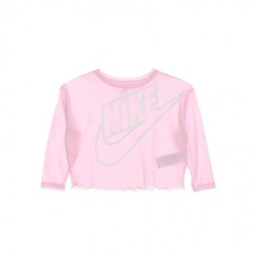maglietta manica lunga bambina l/s graphic crew tee PINK FOAM