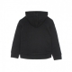 felpa cappuccio bambina futura fleece hoodie BLACK