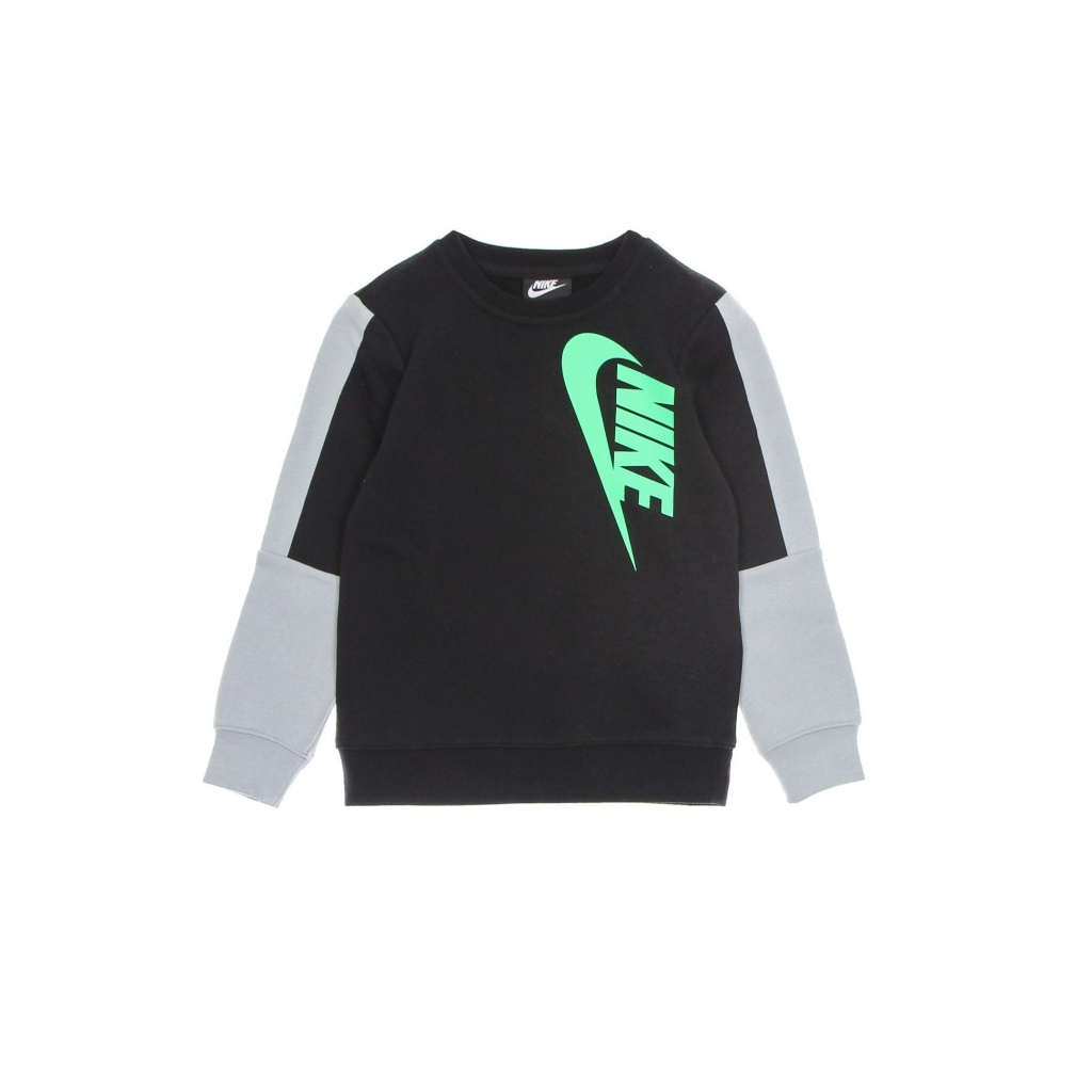 felpa girocollo bambino amplify crew BLACK