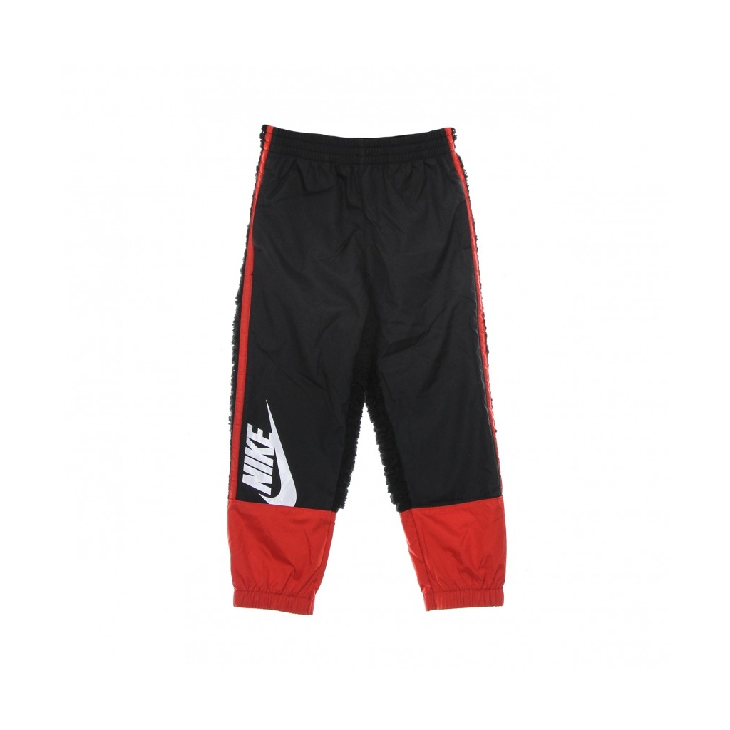 pantalone tuta bambino amplify sherpa pant BLACK/UNIVERSITY RED