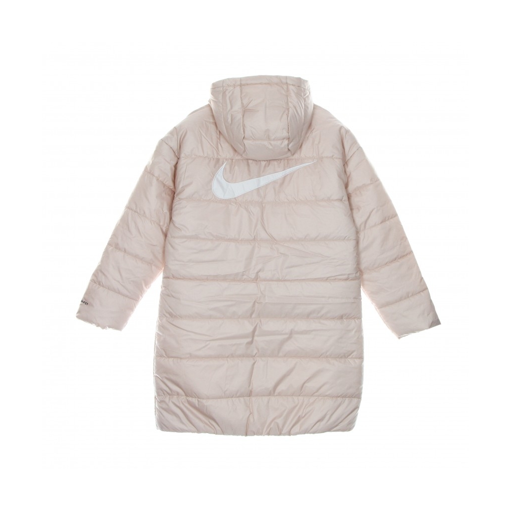 piumino lungo donna w therma fit repel classic hooded parka PINK OXFORD/BLACK/WHITE