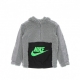 felpa cappuccio zip bambino amplify sherpa half zip LIGHT SMOKE GREY