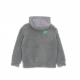 felpa cappuccio zip bambino amplify sherpa half zip LIGHT SMOKE GREY