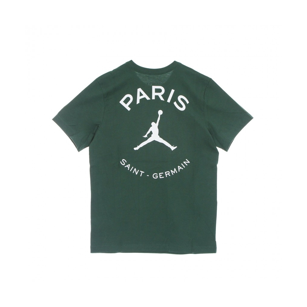 maglietta uomo paris saint germain logo tee NOBLE GREEN WHITE Bowdoo